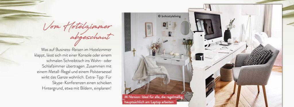 Vom Hotelzimmer abgeschaut