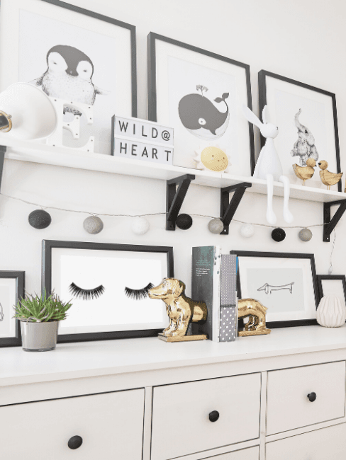 Quadri per cameretta Quadri per cameretta con animali e decorazioni