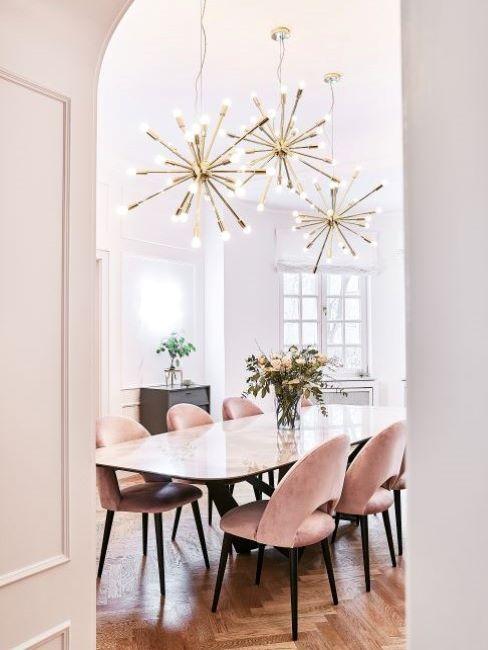 casa di lusso sala da pranzo in casa di lusso