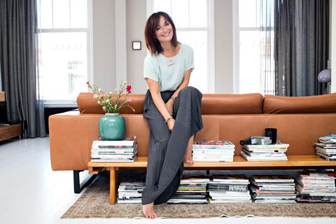 Bei Odette Simons zu Hause