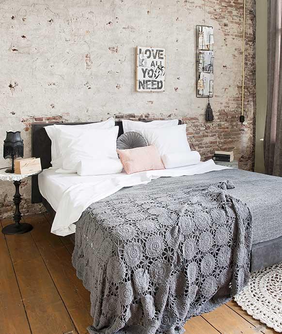 Schlafzimmer mit Loft-Charakter