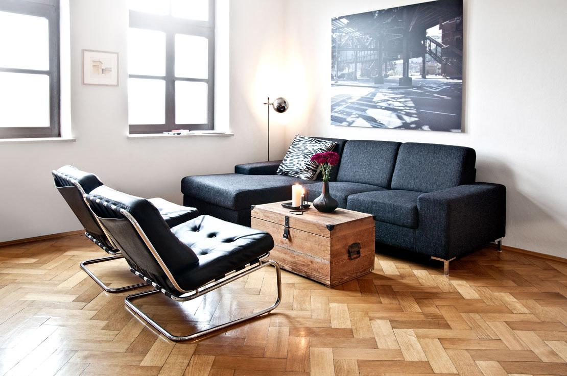 Casa in Stile Dandy Soggiorno con Baule in Legno Stile dandy, Arredamento, Casa, Industrial, Stile, Vintage