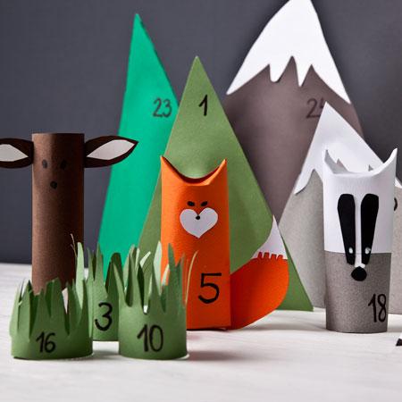 Calendario dell'Avvento per bambini fai da te