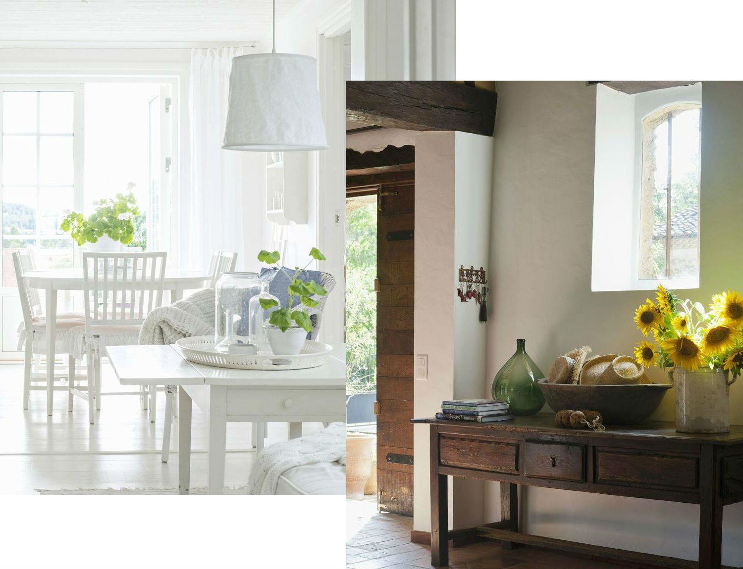 Dalani, Ingresso, Rinnovare in Stile Shabby o Country Tavolo e Sedute Bianche Consolle in Legno Dalani, Ingresso, Idee, Ispirazioni, Natura, Casa, Country