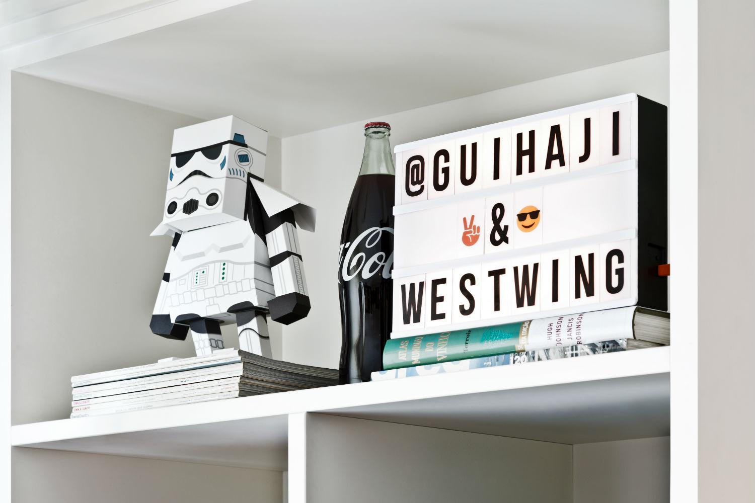 stile vintage lightbox