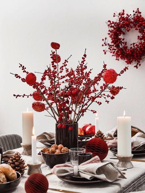 Decoración de mesa de otoño Mesa decorada con toque otoñal