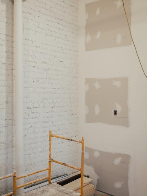 Renovieren Wohnung während Renovierung