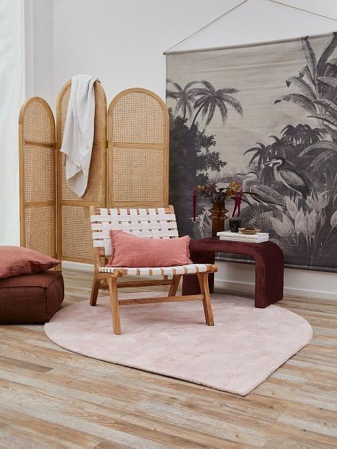 Raumtrenner selber bauen Raumtrenner im Wohnzimmer