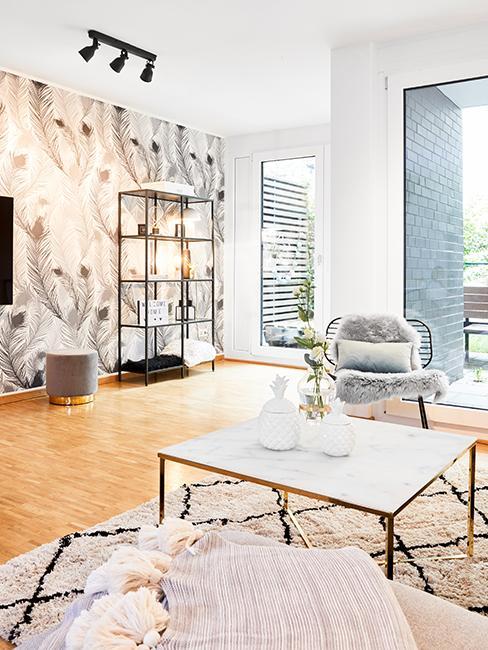 Wohnzimmer im Skandi Glam Look von Christina Biluca