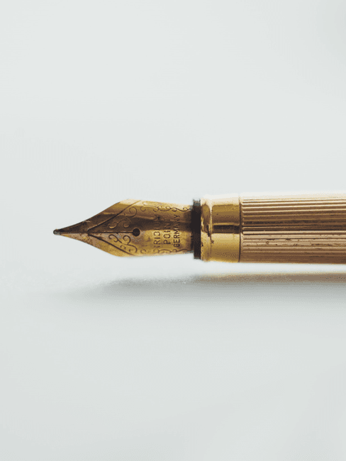 Sinterklaas gedicht maken Pen op wit papier