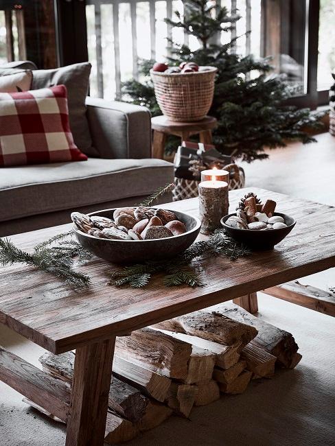 Couchtisch im rustikalem Look