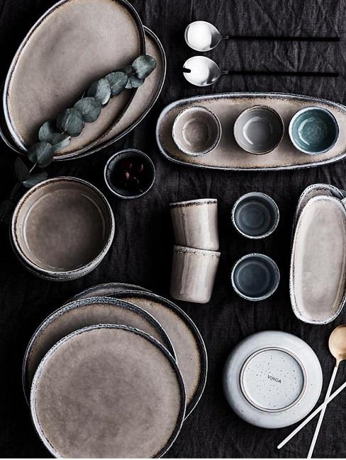 Keramik Geschirr im Scandi Look