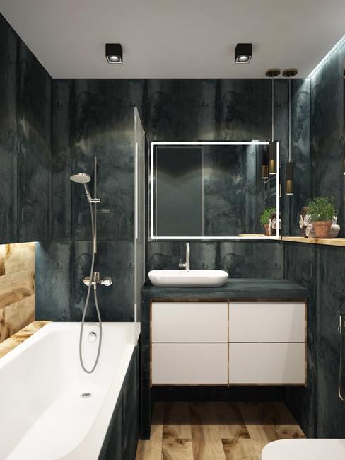 bano-inteligente-banner Cuarto de baño moderno negro