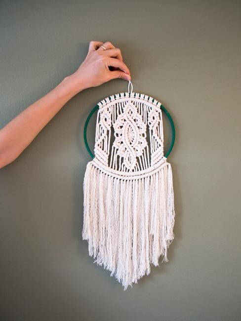 macrame-banner Decoración de pared macramé