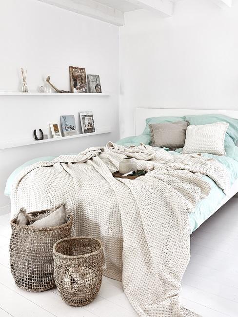 chambre-feng-shui-4 Chambre à coucher blanc et crème