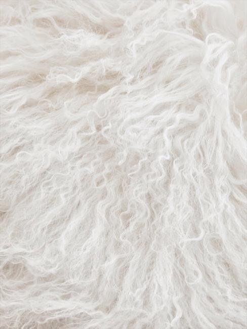 Faux Fur Nahaufnahme weißes Faux Fur