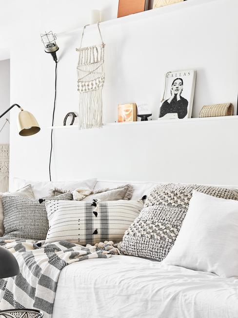 Mały salon w stylu boho