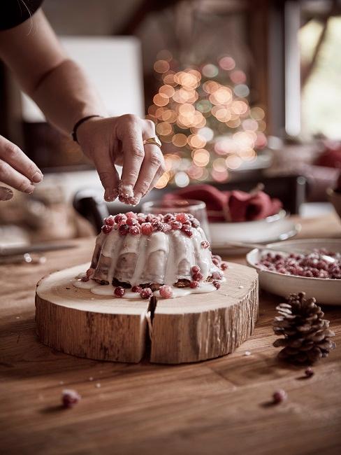 Tischdeko Holz Kuchen backen Tischdeko Holz Kuchen backen
