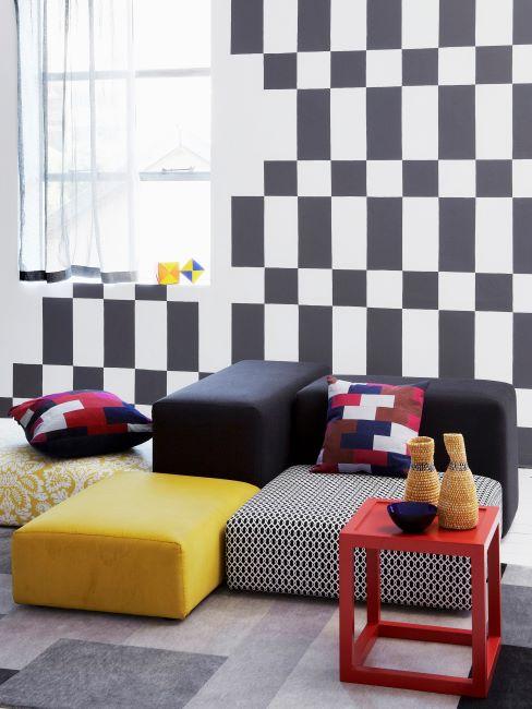 Formes géométriques Intérieur moderne aux couleurs et formes géométriques