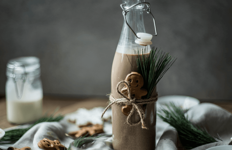 Receta navideña de licor de pan de jengibre