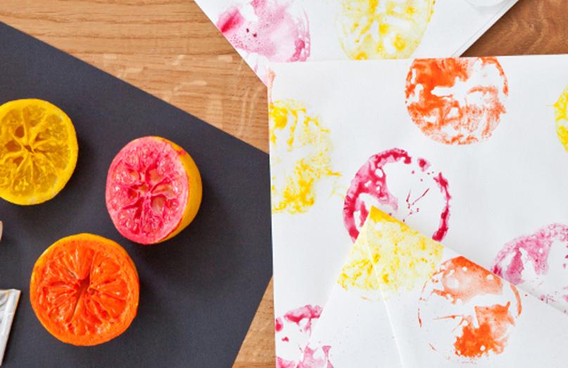 DIY: cytrynowe koperty