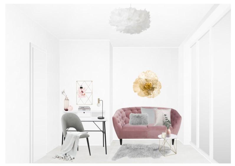 Reihenhaus einrichten Schlafzimmer Sitzecke Schreibtisch Entwurf 2