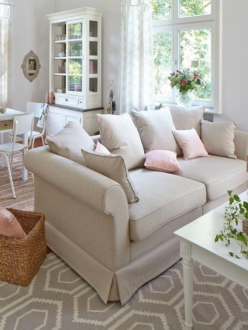 Wohnzimmer Landhausstil Sofa Esstisch Vitrine Wohnzimmer Landhausstil Sofa Esstisch Vitrine