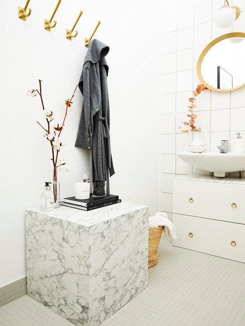 Feng Shui Spiegel Bad rund Waschbecken