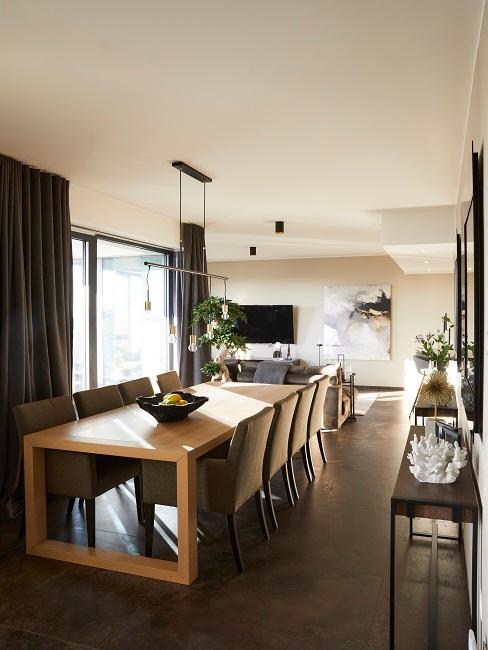 Ann-Kathrin Götze Wohnzimmer Essbereich Sofaecke Überblick