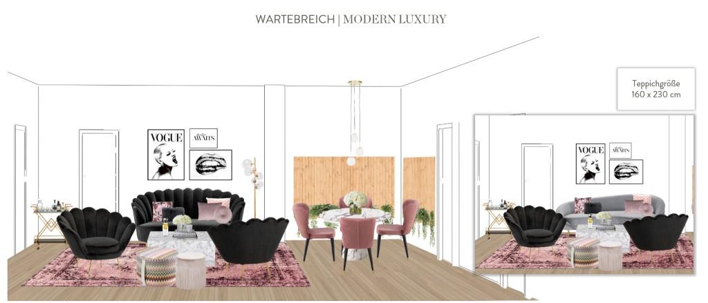 Büro einrichten Modern Luxury Wartebereich
