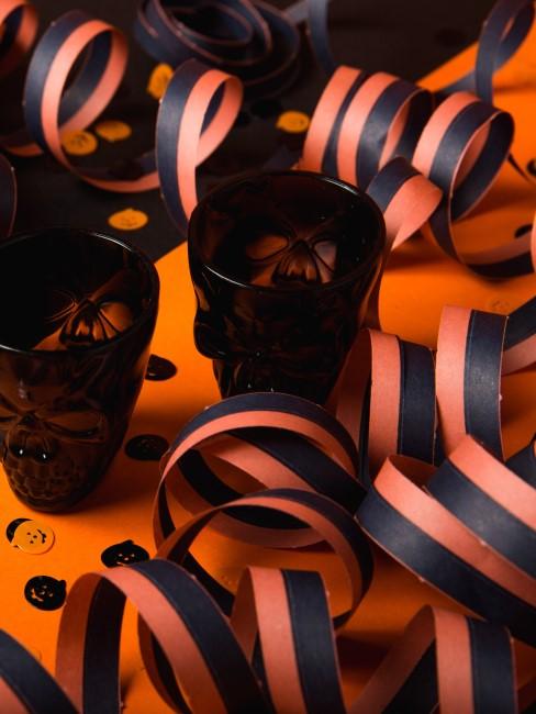 fiesta-de-halloween-banner vasos y accesorios para una fiesta de halloween