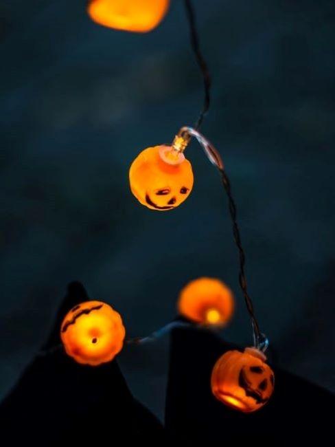 decorazioni halloween ghirlanda luminosa