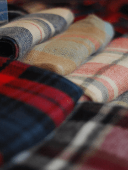 tartan coperte in tartan