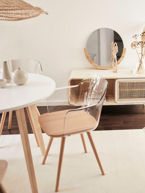 Mid century modern 5 Japans Design Mid century modern eetkamer met lichte houten meubels