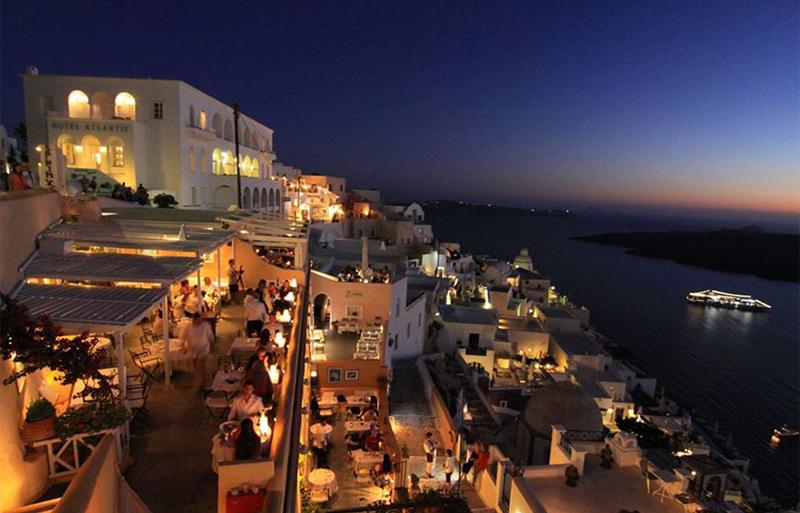 Santorini Santorini-Terrazze-Fira
