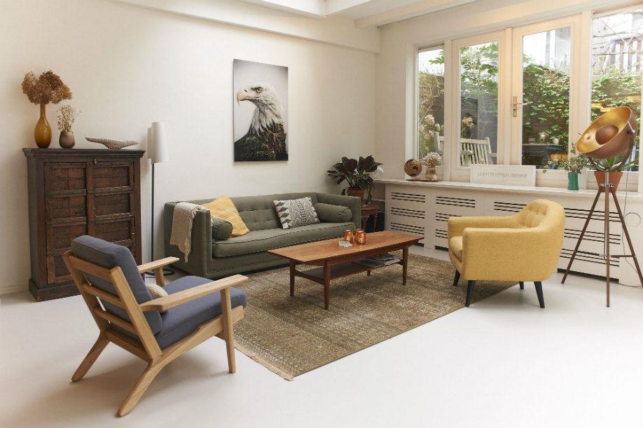 Dalani Amsterdam Casa Scandi Retrò Soggiorno Tappeto Poltrone Divano e Cassettiera Dalani, Amsterdam, Casa, Ispirazioni, Design, Idee, Style, Progetto