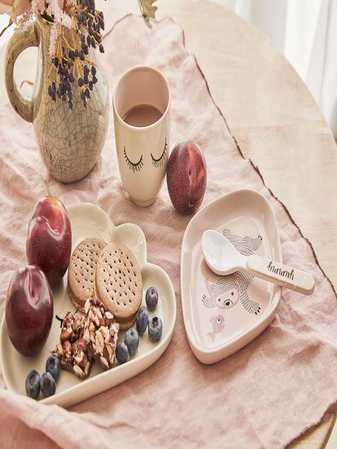 snídaně v holčičím stylu