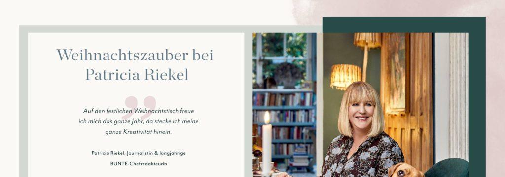 Patricia Riekel CI Weihnachtszauber Tischdeko Brunch