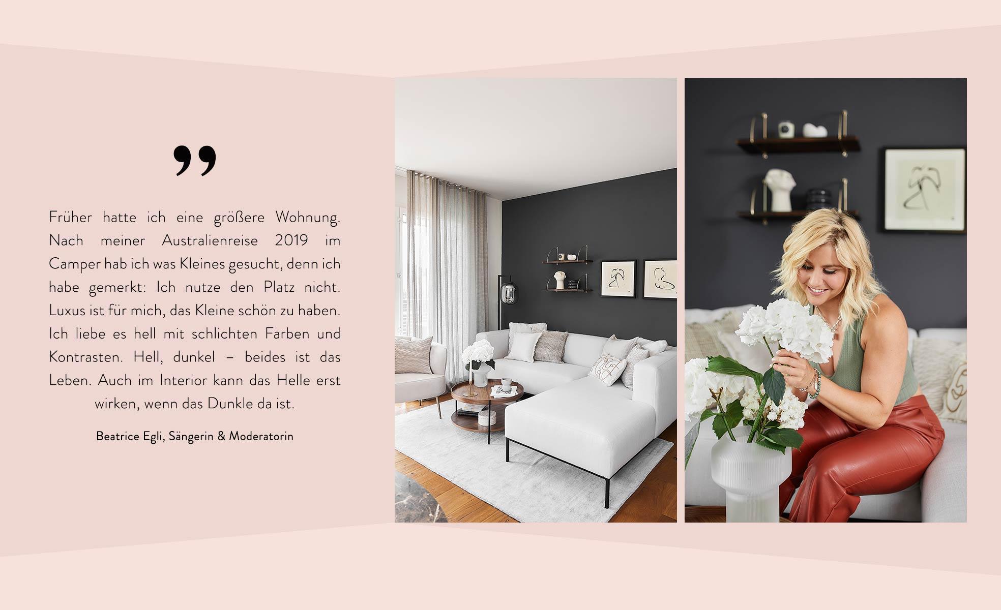Beatrice Egli Zitat Wohnen
