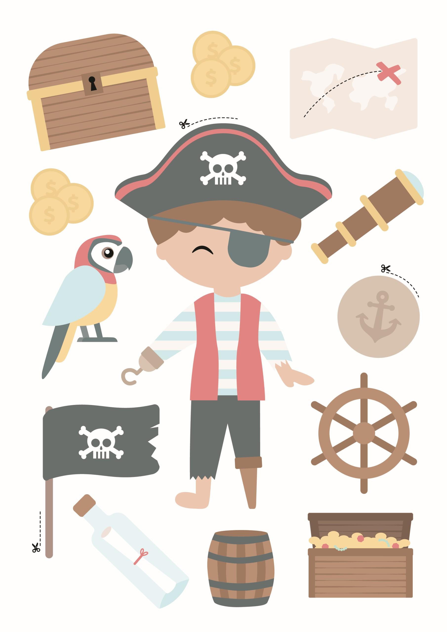 Westwing Pirat zum Schultüte Basteln