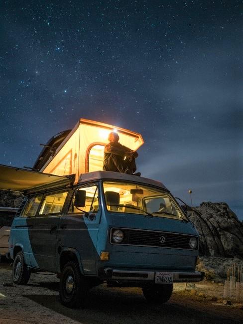 Camping mit dem VW-Bus