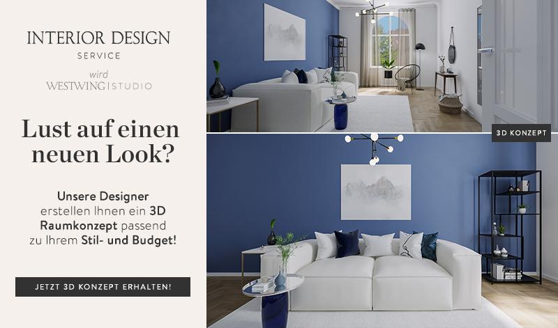 Interior Design Service Beispiel Banner 3D Konzept erhalten