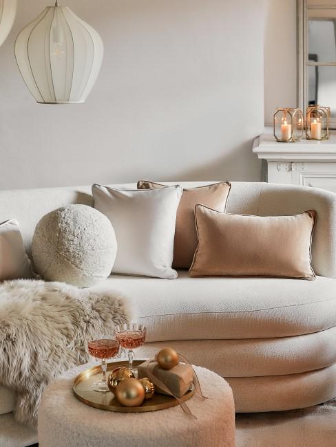 2. Advent Bilder Wohnzimmer beige