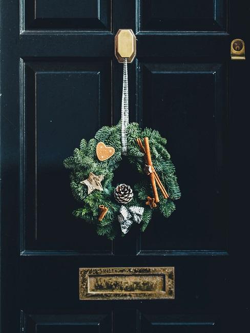 Türkranz Winter Tannenzweige Weihnachten Türkranz Winter Tannenzweige Weihnachten