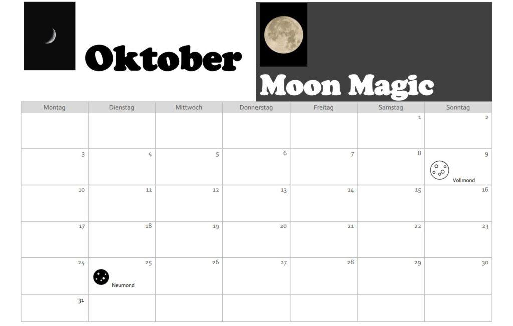 gratis Vorlage Oktober