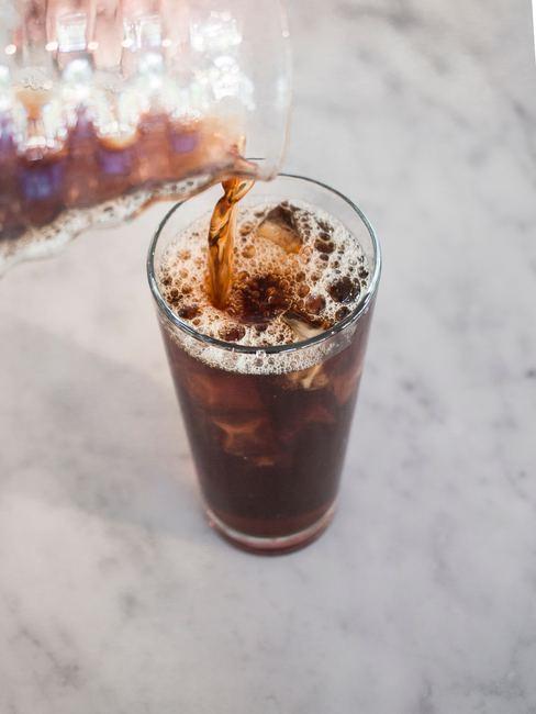 Vaso de café cold-brew