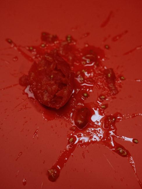 tomate aplastado