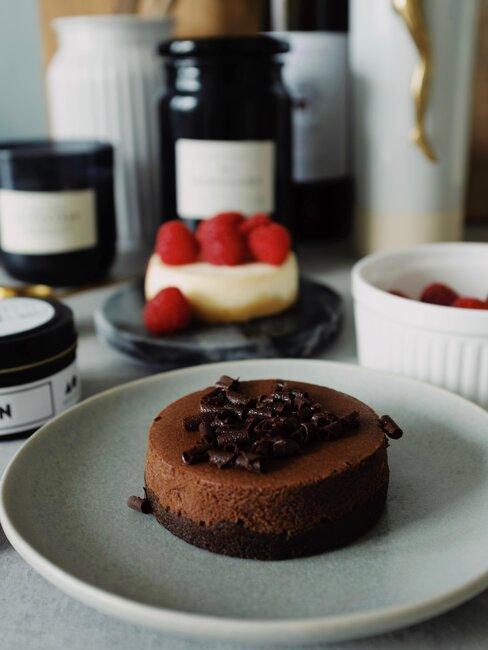 cheesecake con chocolate
