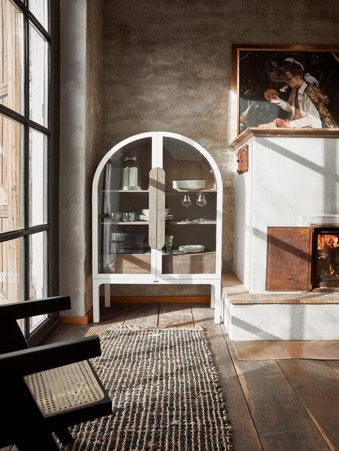 casa con chimenea
