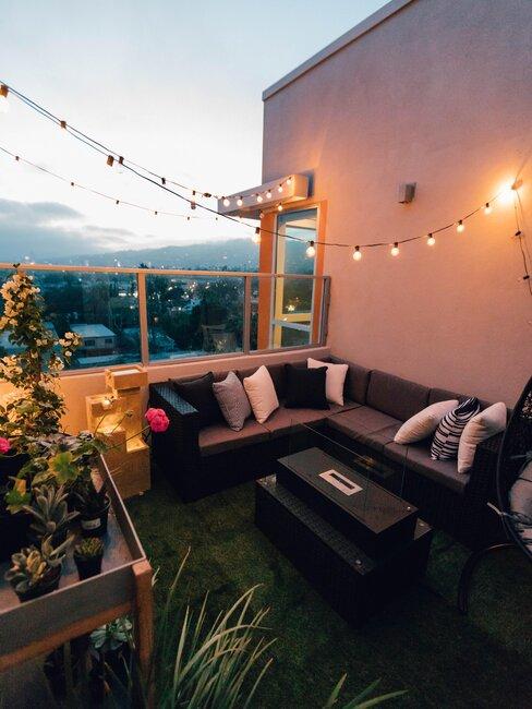 iluminacion de terraza